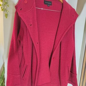 Express Women's Bold Red Cardigan